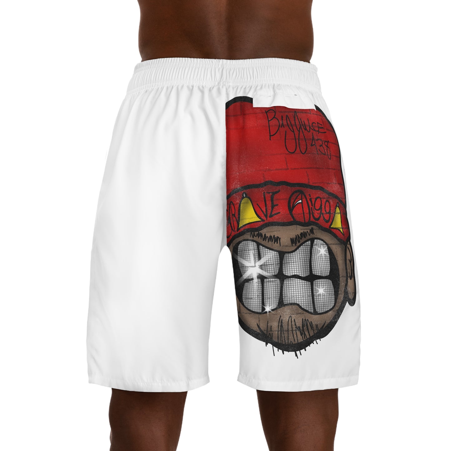 “GraveDigga Musik” Men’s Graphic Jogger Shorts | Streetwear, Hip-Hop Style, Summer Fashion, Casual Wear