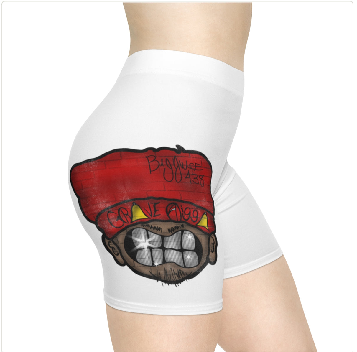 “GraveDigga Musik” Women's Biker Shorts | Streetwear, Athletic,