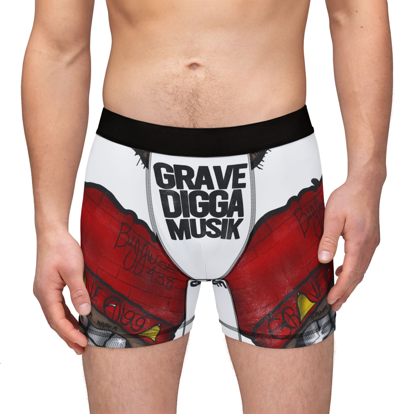 Unisex “Grave Digga Musik” Boxers, Stylish Boxers for Music Lovers, Unique Gift for Him, Comfortable and Trendy Underwear, Graffiti Print [...]